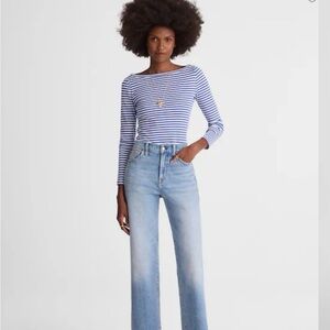 Ladies Madewell The Perfect Vintage Straight Jean Sz 29